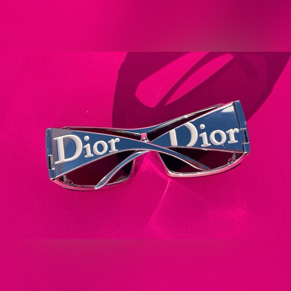 DIOR OVERSHINE VINTAGE MIRRORED SUNGLASSES……EXTREMELY RARE